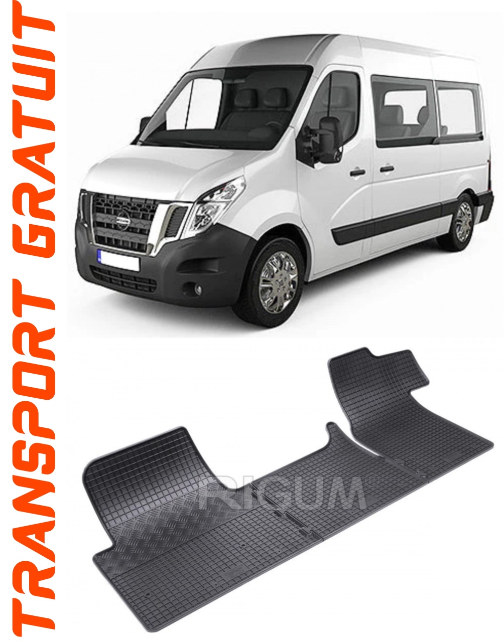 Covorase auto pentru masina ta Nissan Nv400