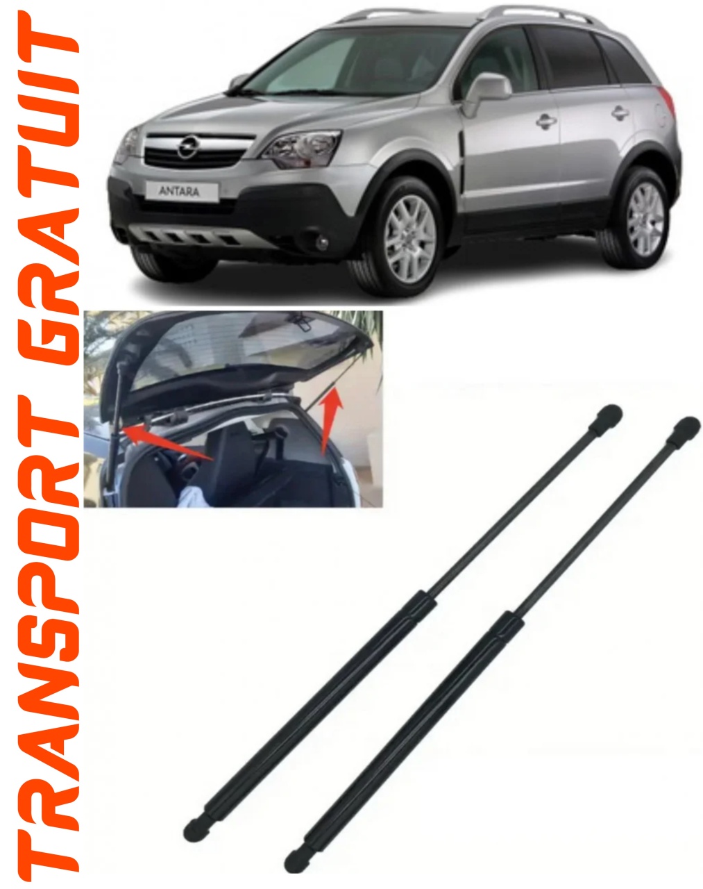 Set 2 amortizoare Haion portbagaj pentru masina Opel Antara