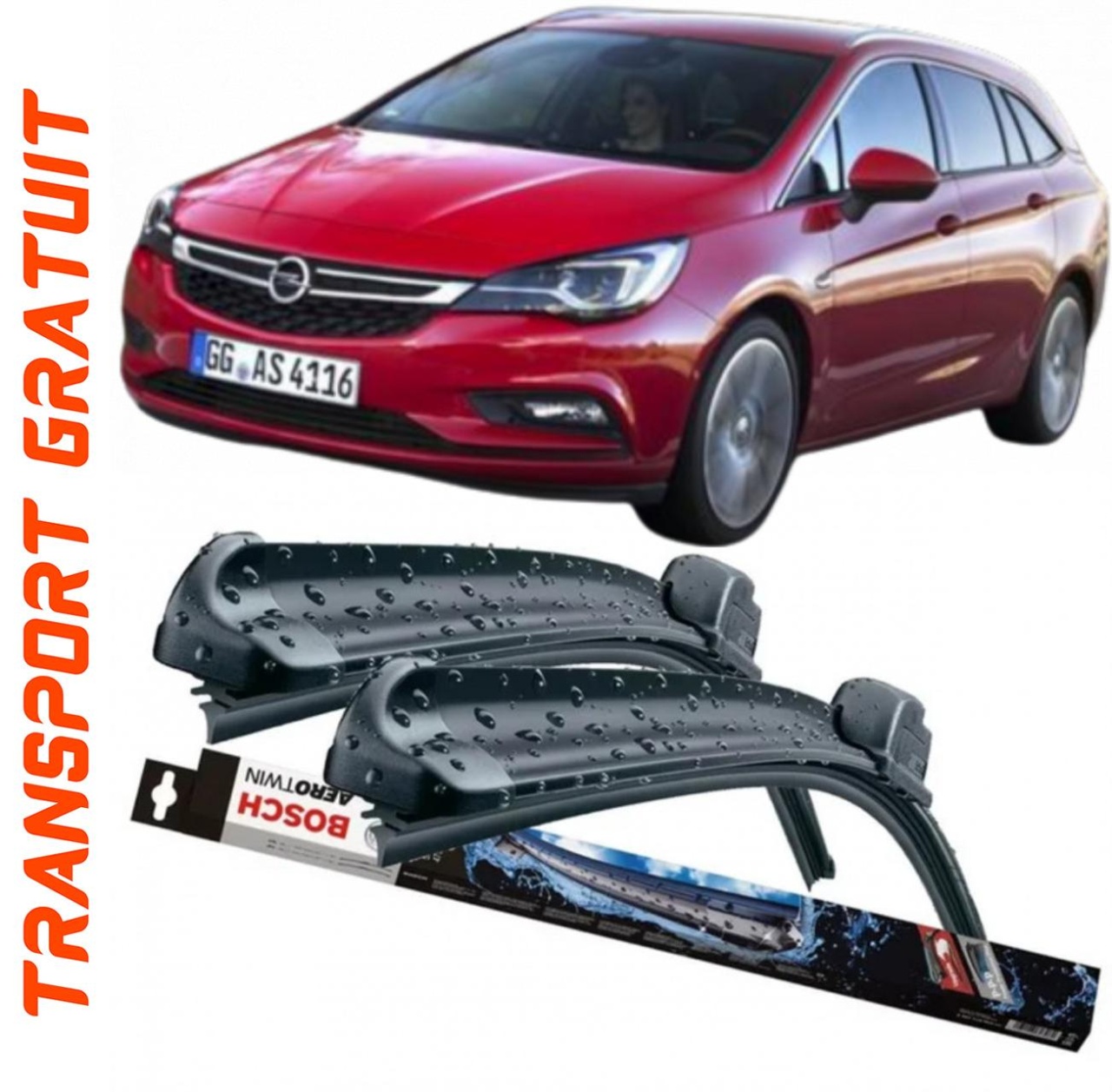 Stergatoare auto dedicat cu masina Opel Astra