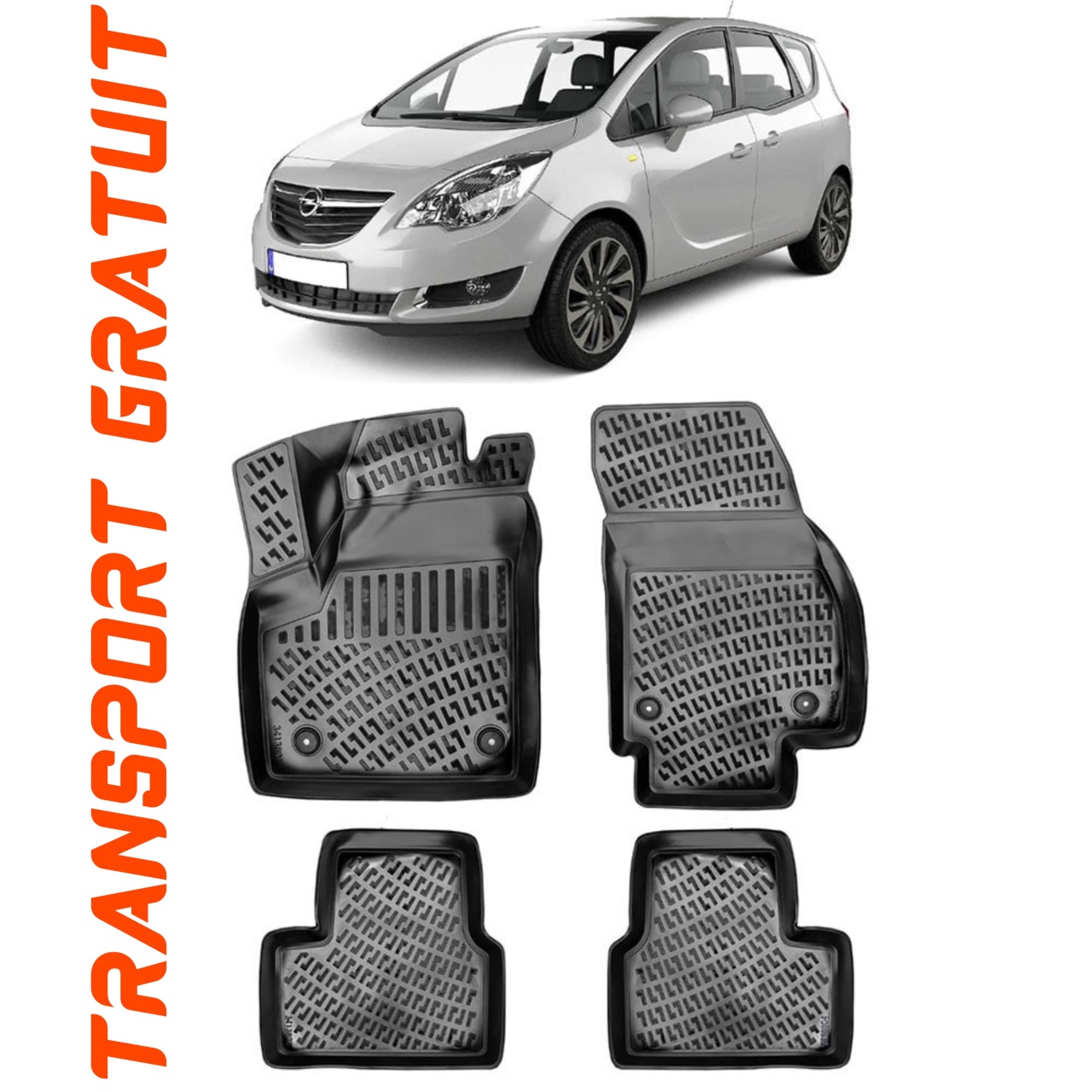 Set covorase auto pentru masina ta Opel Meriva