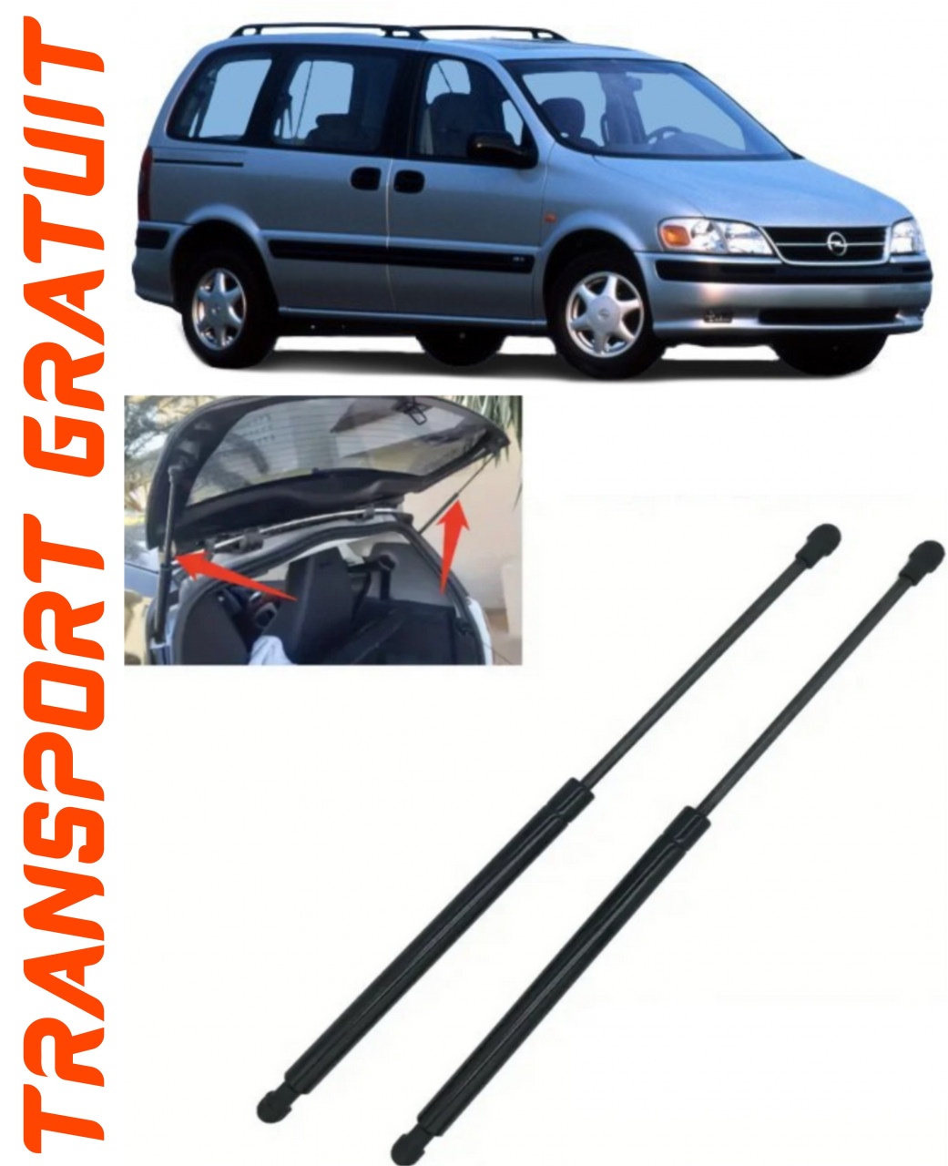 Set 2 amortizoare Haion portbagaj pentru masina Opel Sintra