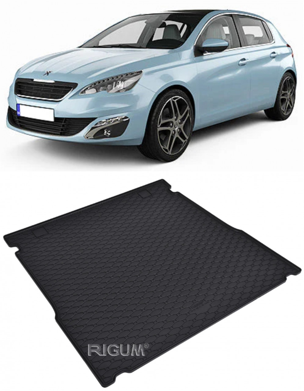 Tavita portbagaj auto dedicata pentru masina Peugeot 308