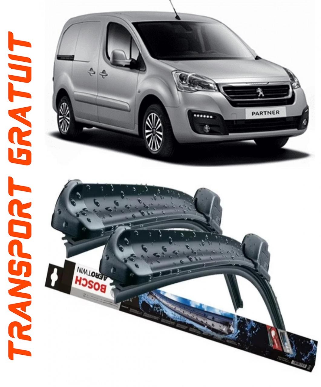 Stergatoare auto dedicat cu masina Peugeot Partner
