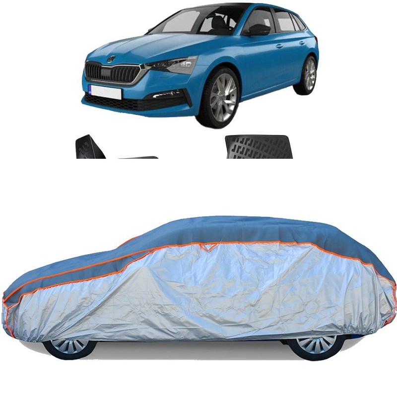 Prelata Antigrindina pentru auto Skoda Scala 2019- - husa protectie antigrindina si intemperii meteo severe - anti-grindina vijelii furtuni pentru auto