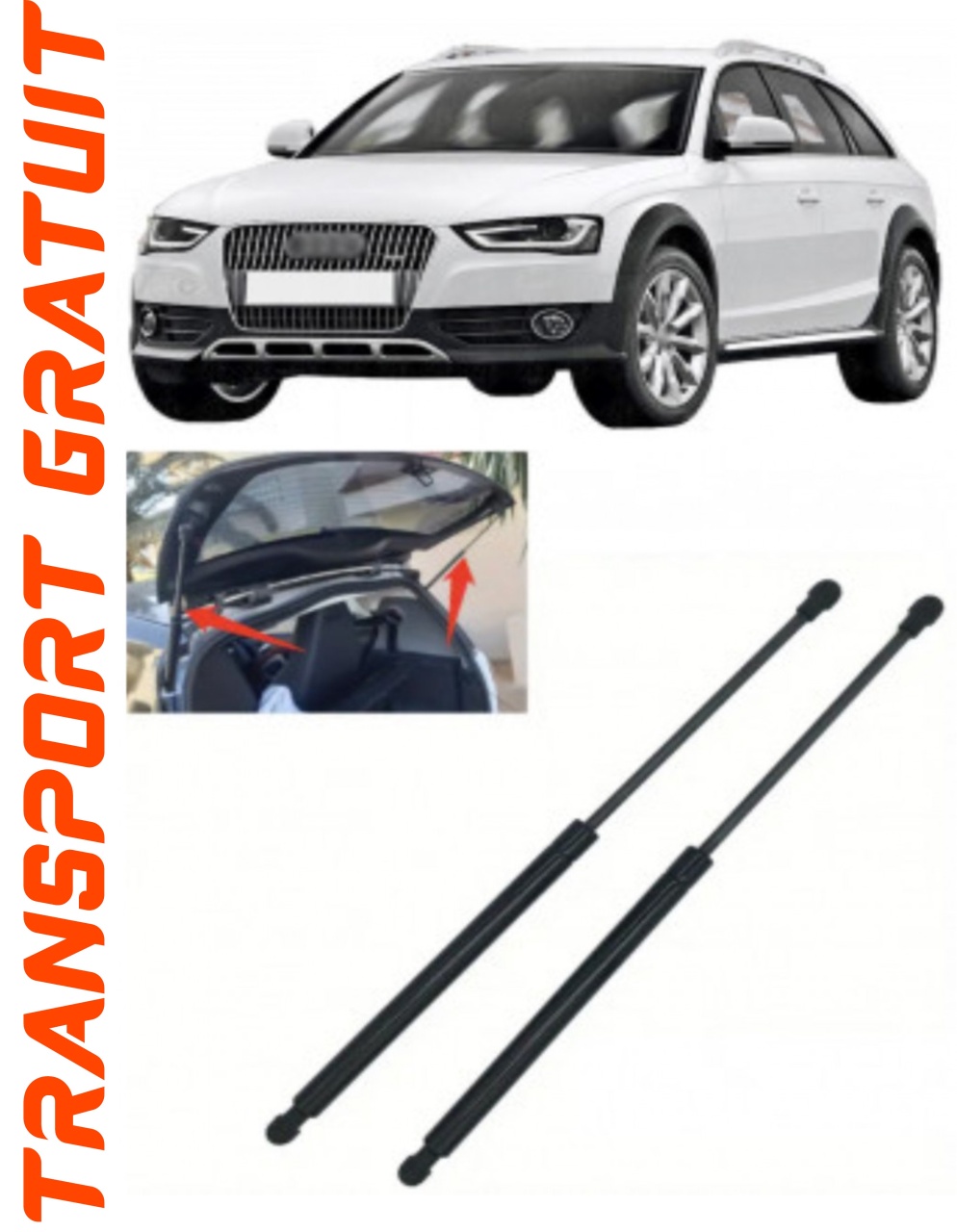 Set 2 amortizoare Haion portbagaj pentru masina AUDI A4 Allroad
