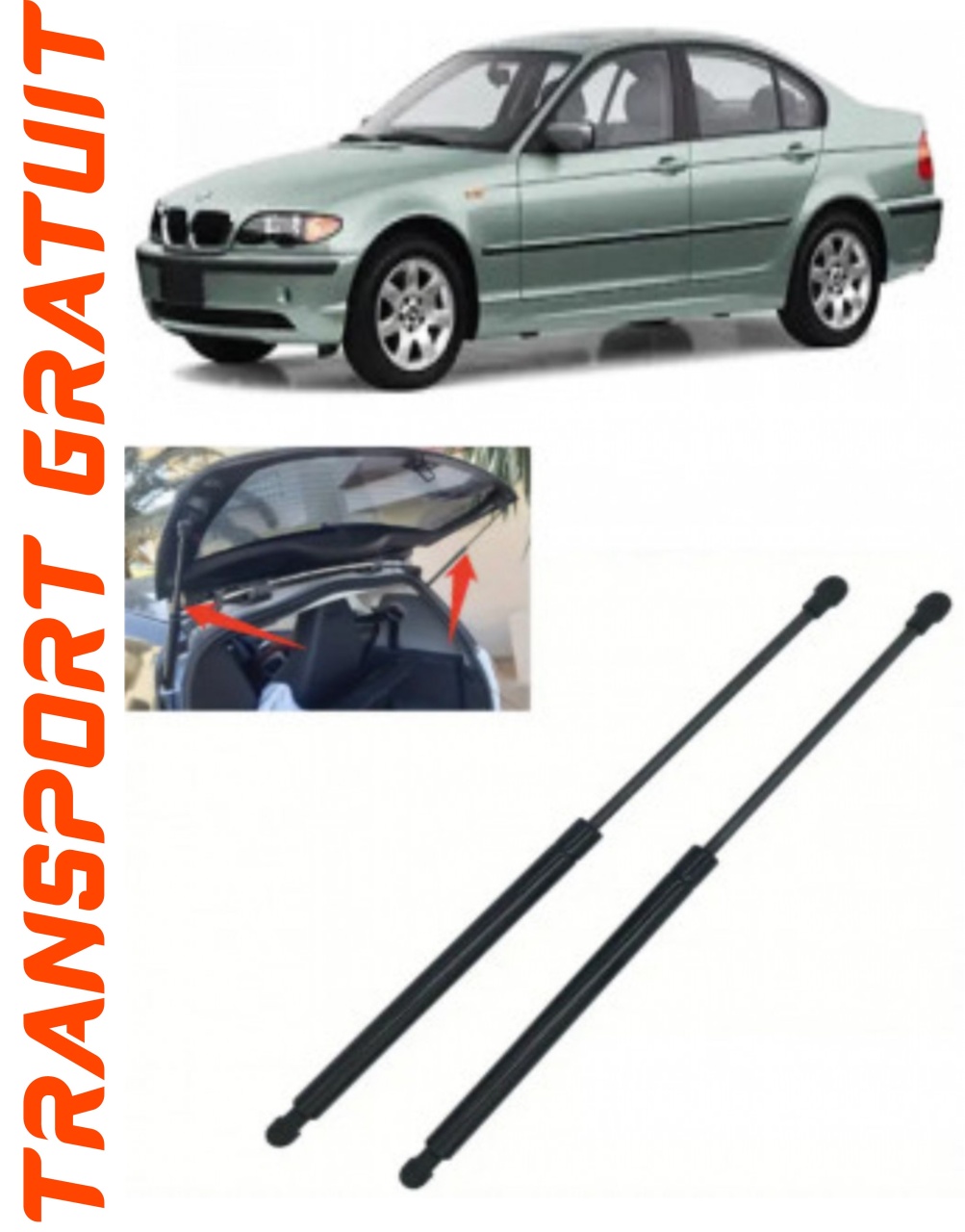 Set 2 amortizoare Haion portbagaj pentru masina BMW Seria 3