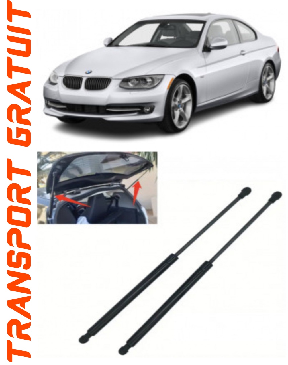 Set 2 amortizoare Haion portbagaj pentru masina BMW Seria 3