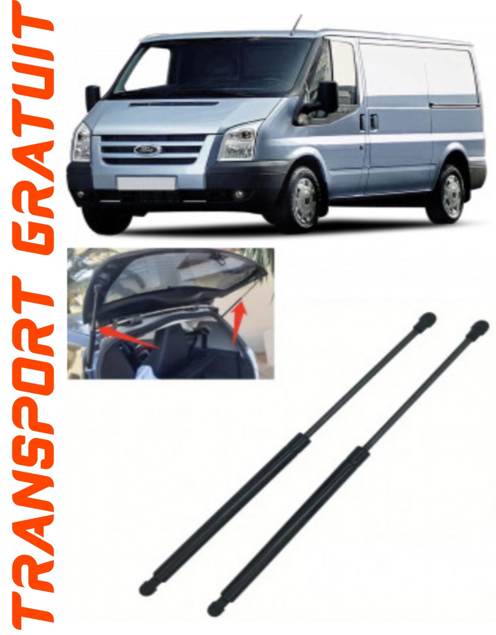 Set 2 amortizoare Haion portbagaj pentru masina Ford Transit