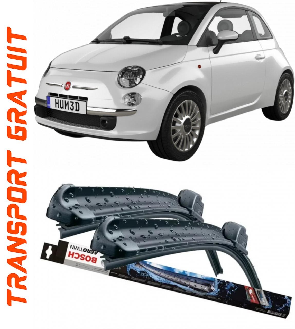 Stergatoare auto dedicat cu masina Fiat 500