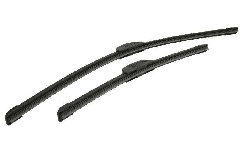 Set 3 stergatoare NISSAN LEAF (ZE0) din 2010 - 2017, pentru parbriz si luneta fata si spate auto, Bosch Twin, din cauciuc siliconat rezistent, 4 Stickere Auto NISSAN