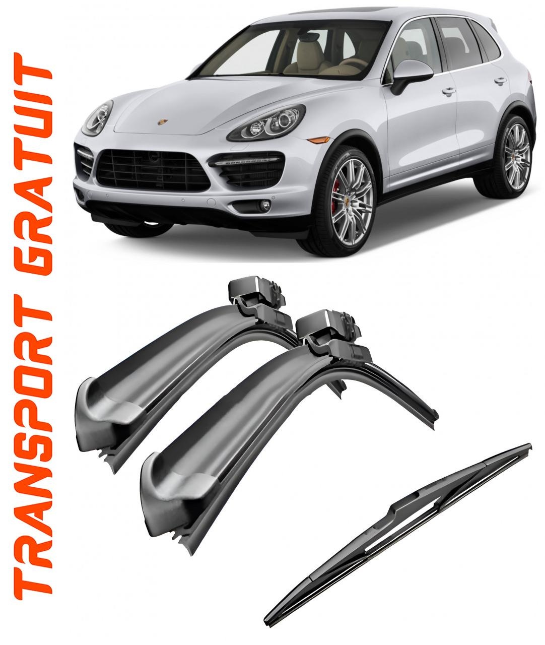 Stergatoare auto dedicat cu masina Porsche Cayenne