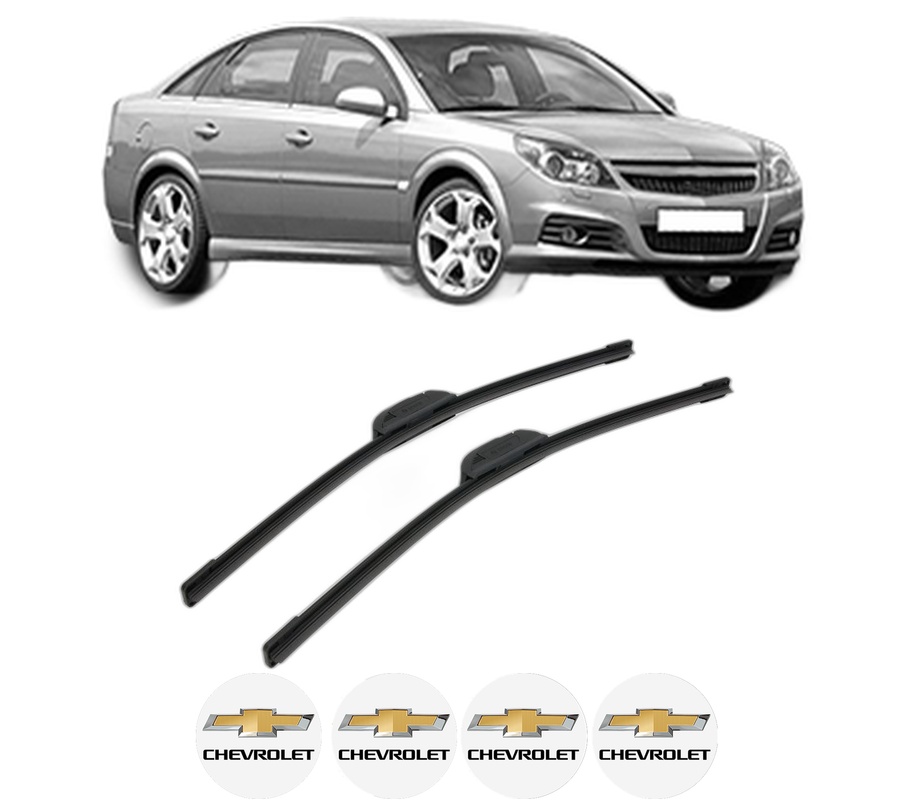 Set stergatoare auto CHEVROLET VECTRA din 1998-2004, pentru parbriz auto, 2 bucati, Bosch Aerotwin Retrofit, din cauciuc siliconat rezistent, 4 Stickere Auto CHEVROLET