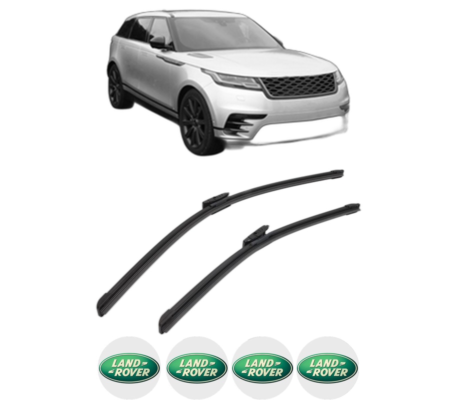 Set stergatoare auto LAND ROVER RANGE ROVER VELAR (L560) din 2017-2020, pentru parbriz auto, 2 bucati, Bosch Aerotwin Multi, din cauciuc siliconat rezistent, 4 Stickere Auto LAND ROVER
