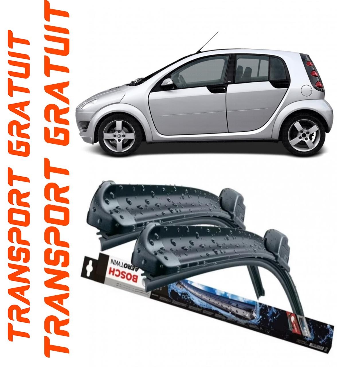 Stergatoare auto dedicat cu masina Smart Fortwo