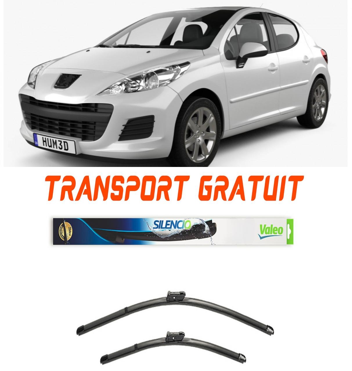 Set Stergatoare auto dedicate pentru masina Peugeot 207