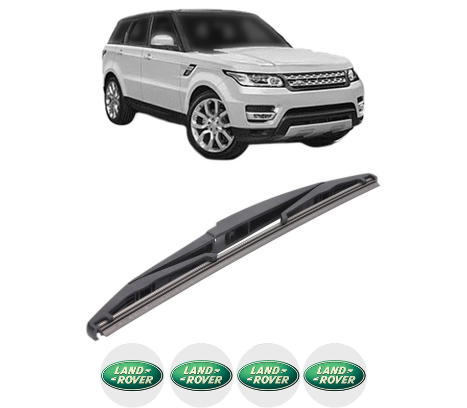 Stergator lamela spate LAND ROVER DISCOVERY SPORT VAN (L550) din 2014, pentru luneta auto, Bosch Twin, din cauciuc siliconat rezistent, 4 Stickere Auto LAND ROVER