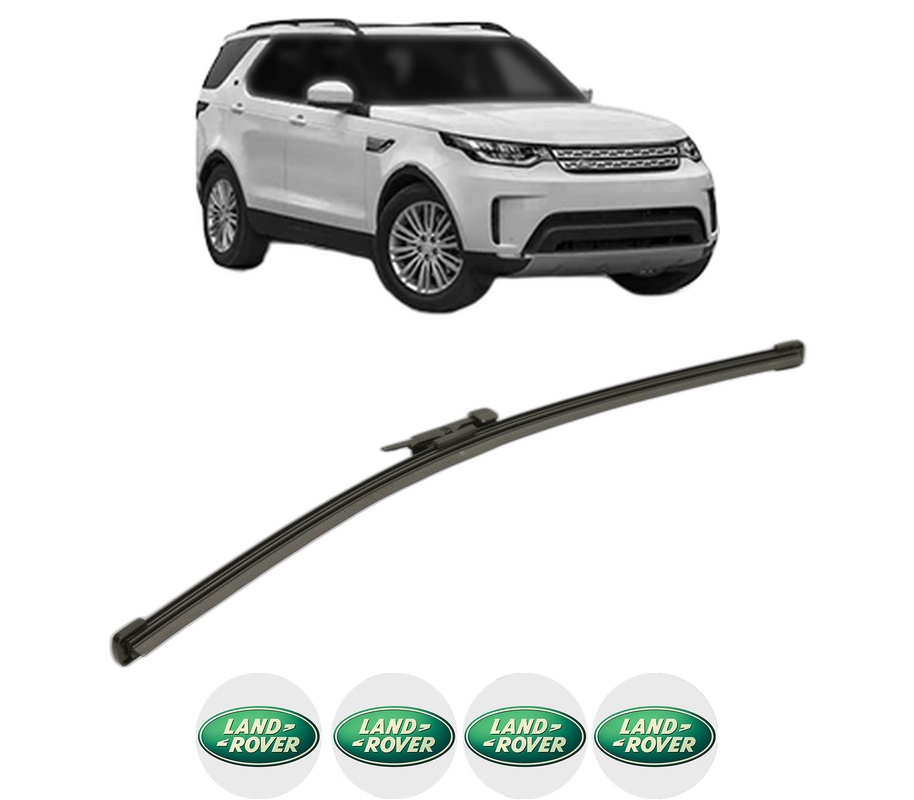 Stergator lamela spate LAND ROVER DISCOVERY V VAN (L462) din 2016 - 2018, pentru luneta auto, Valeo Silencio Xtrm, din cauciuc siliconat rezistent, 4 Stickere Auto LAND ROVER