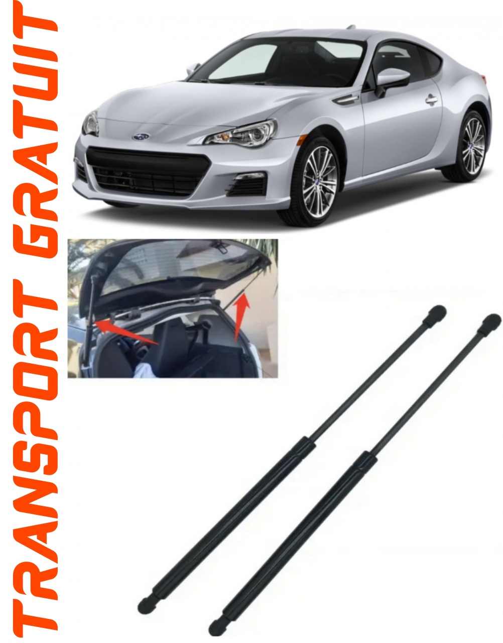 Set 2 amortizoare Haion portbagaj pentru masina Subaru BRZ