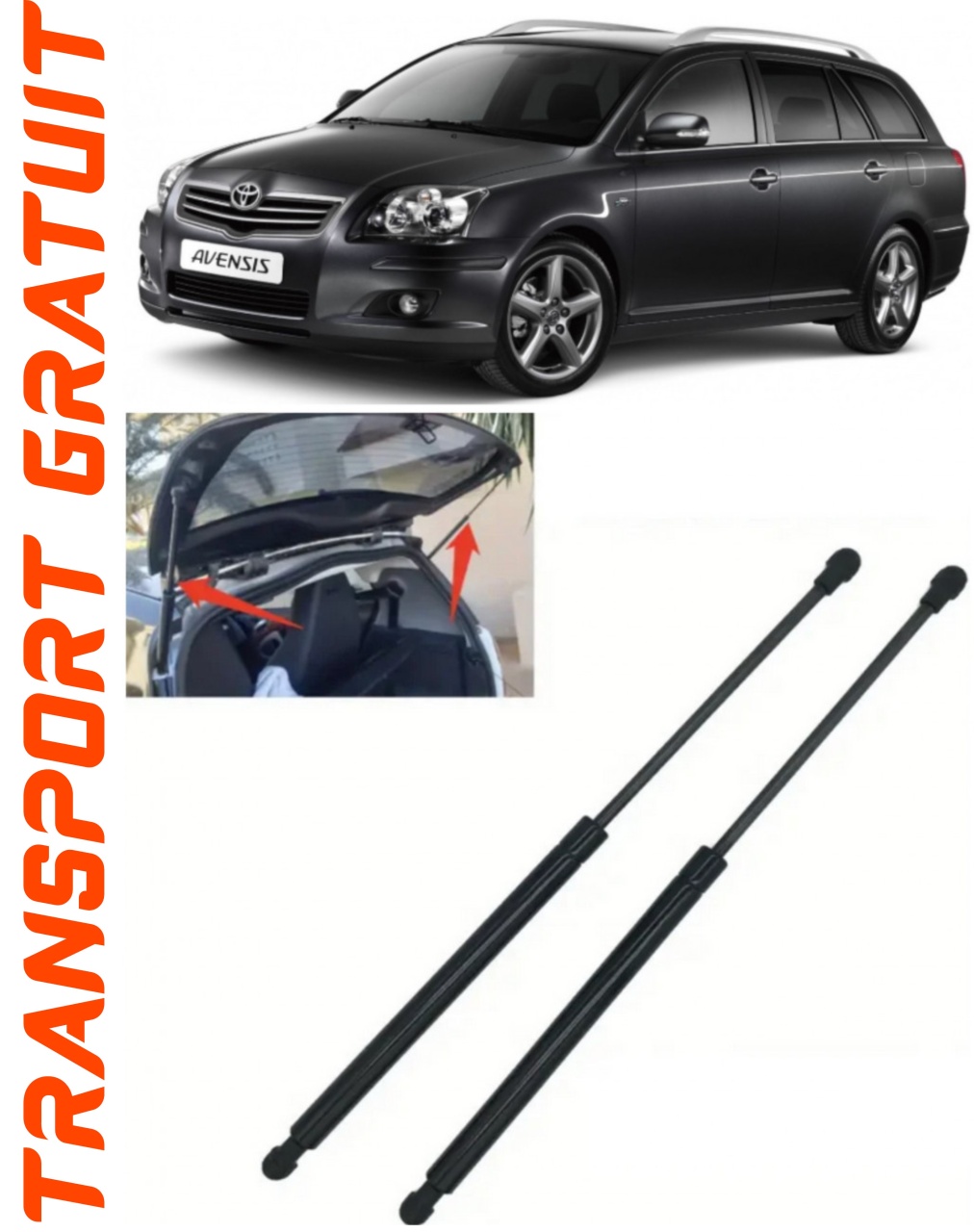 Set 2 amortizoare Haion portbagaj pentru masina Toyota Avensis