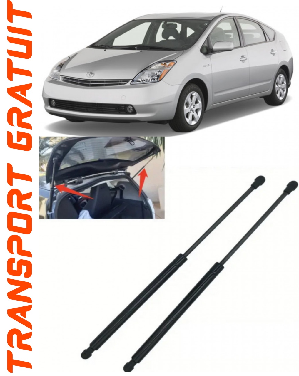 Set 2 amortizoare Haion portbagaj pentru masina Toyota Prius