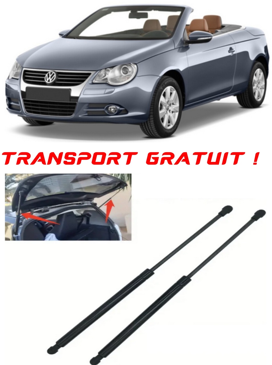 Set 2 amortizoare Haion portbagaj pentru masina VOLKSWAGEN 1F8), EOS (1F7