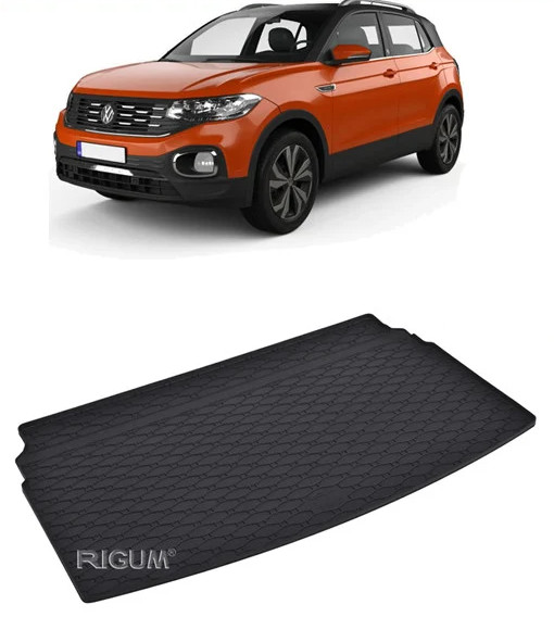 Tavita auto Volkswagen T-Cross 2024-prezent, protectie portbagaj, Cri-Flo, din cauciuc 100%, compatibil cu autoturismul Volkswagen T-Cross