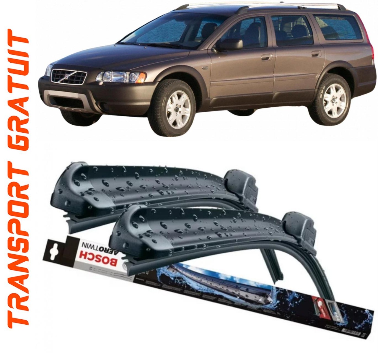 Stergatoare auto dedicat cu masina Volvo Xc70
