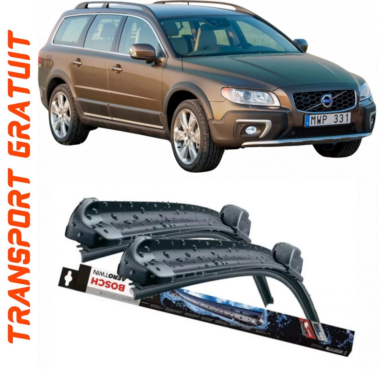 Stergatoare auto dedicat cu masina Volvo Xc70