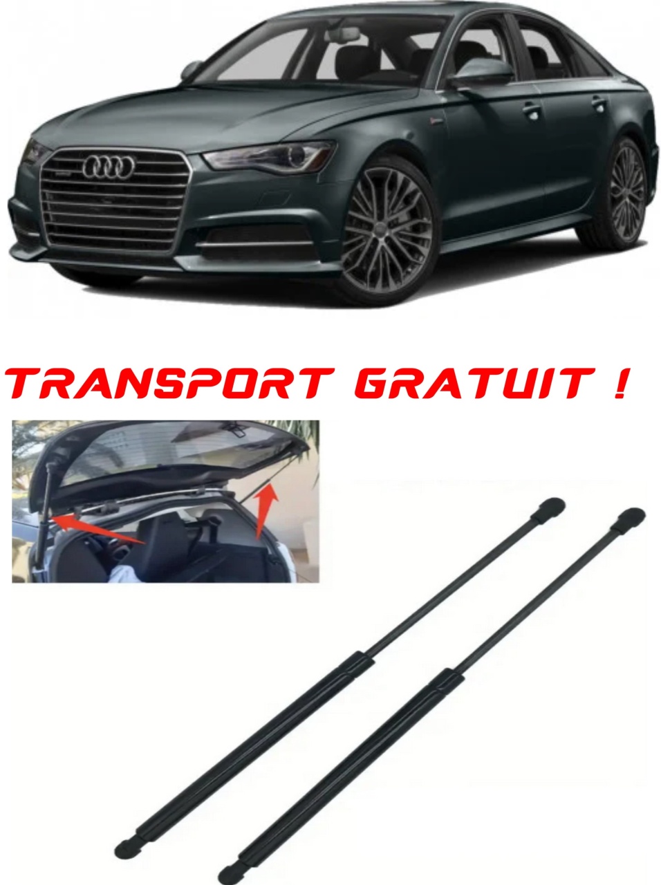 Set 2 amortizoare Haion portbagaj pentru masina AUDI 4GC), A6 C7 (4G2