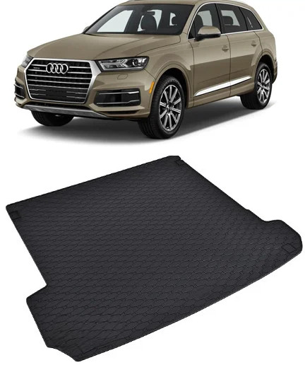 Tavita auto AUDI Q7 5-7 locuri 2015-prezent, protectie portbagaj, Cri-Flo, din cauciuc 100%, compatibil cu autoturismul AUDI Q7 5