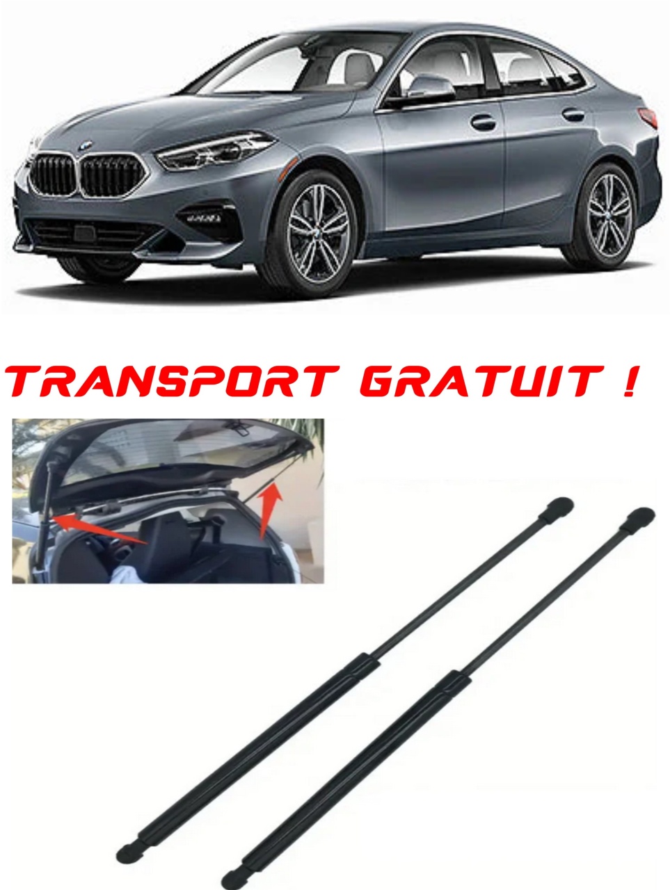 Set 2 amortizoare Haion portbagaj pentru masina BMW 2 Gran Coupe (F44)