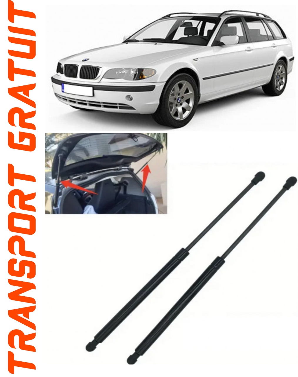 Set 2 amortizoare Haion portbagaj pentru masina BMW Seria 3