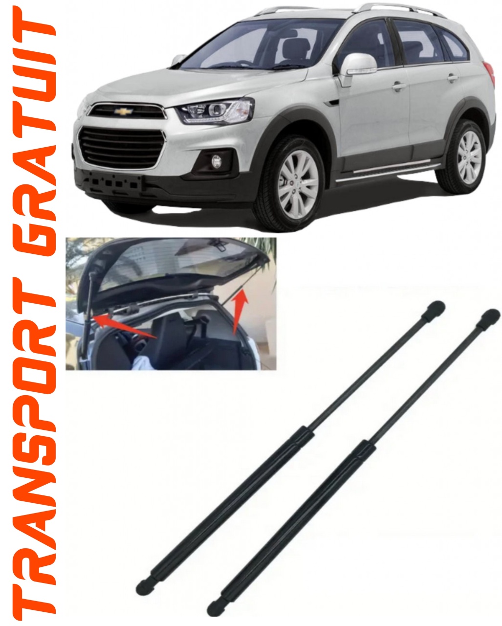 Set 2 amortizoare Haion portbagaj pentru masina Chevrolet Captiva