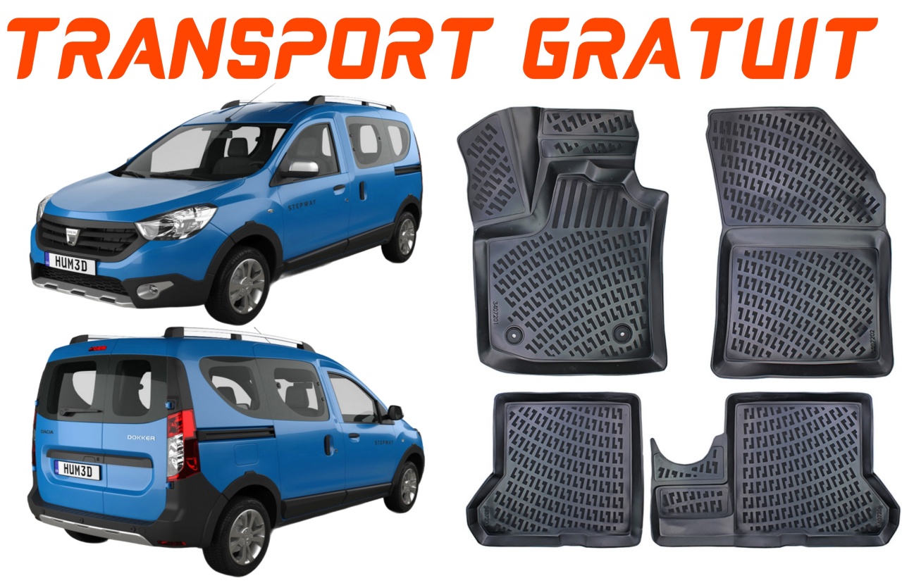 Set covorase auto pentru masina ta Dacia Dokker