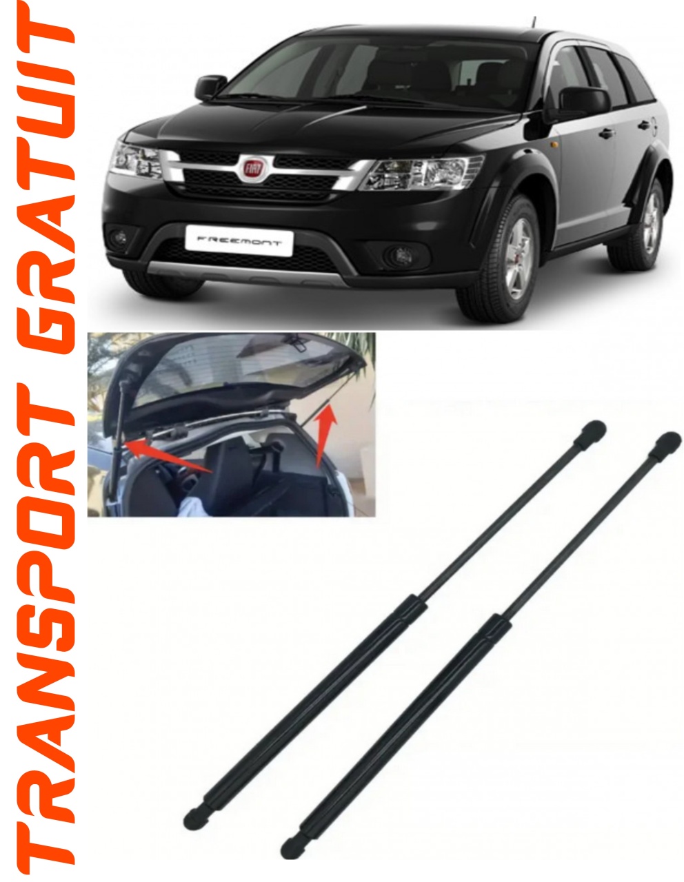 Set 2 amortizoare Haion portbagaj pentru masina Fiat Freemont