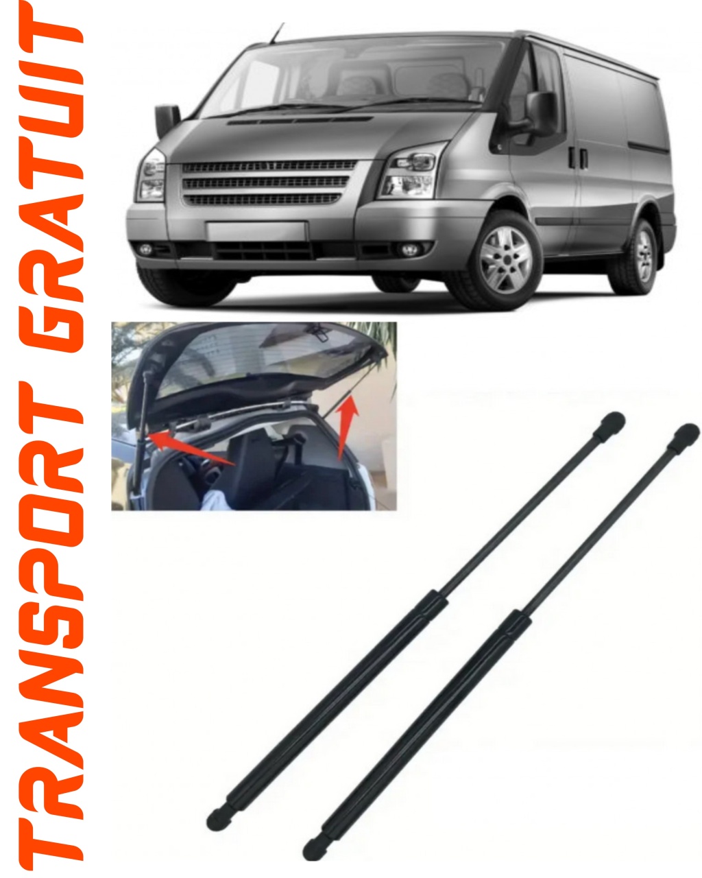 Set 2 amortizoare Haion portbagaj pentru masina Ford Transit