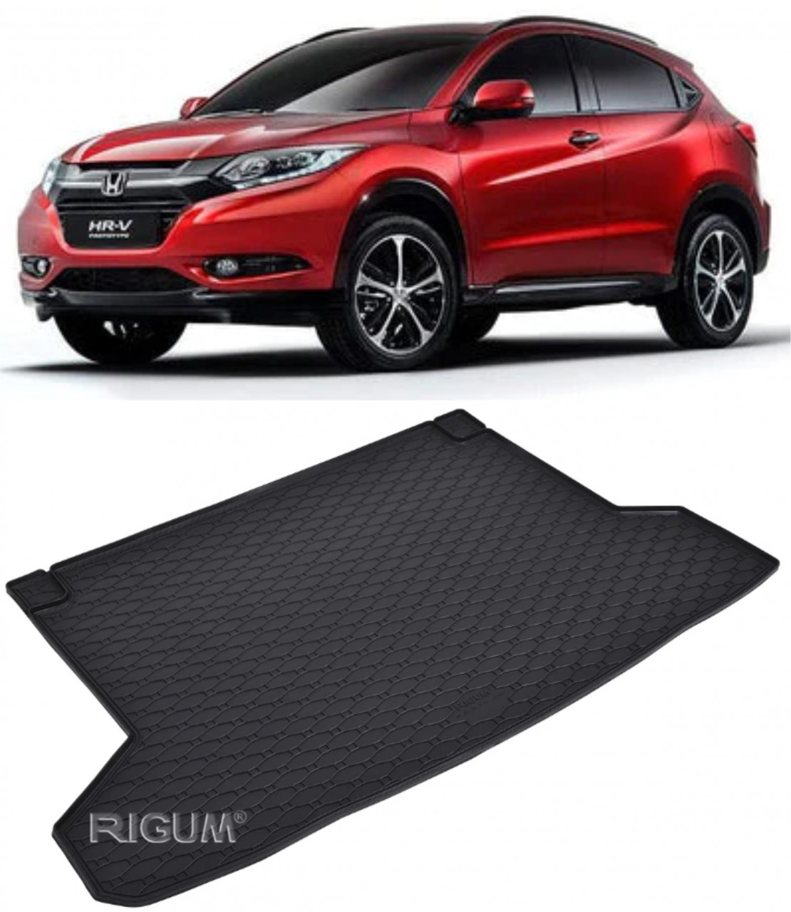Tavita auto HONDA HR-V 2015-2021, protectie portbagaj, Cri-Flo, din cauciuc 100%, compatibil cu autoturismul HONDA HR-V