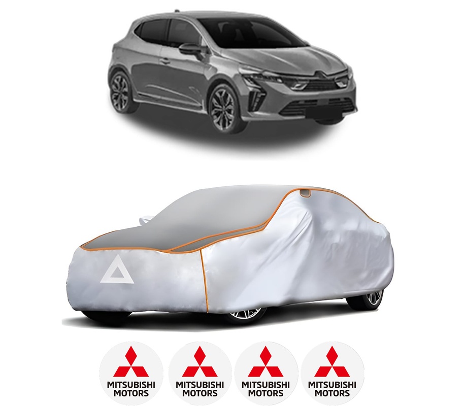 Husa Prelata Antigrindina Auto MITSUBISHI COLT VII Hatchback (VB_) din 2023, Protectie auto contra intemperiilor la grindina, Waterproof, 4x Stickere auto MITSUBISHI