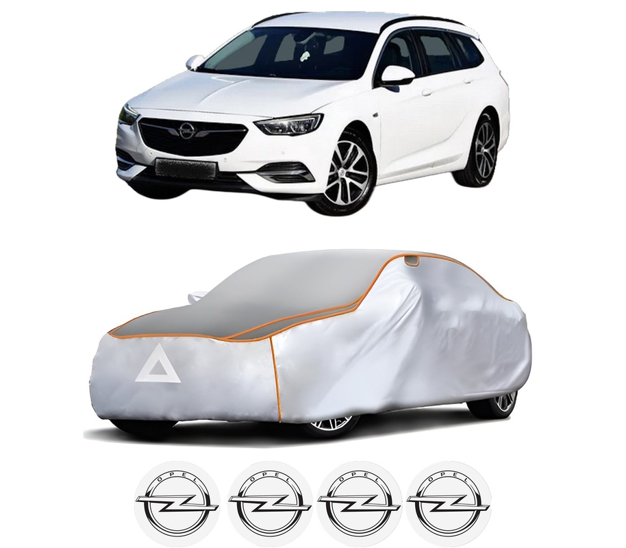 Husa Prelata Antigrindina Auto OPEL INSIGNIA B Sports Tourer (Z18) din 2017-2020, Protectie auto contra intemperiilor la grindina, Waterproof, 4x Stickere auto OPEL