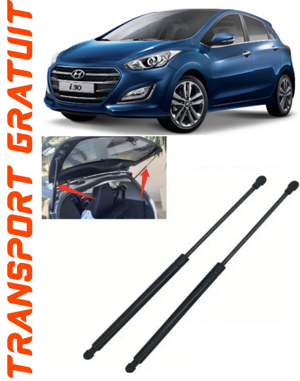 Set 2 amortizoare Haion portbagaj pentru masina Hyundai I30