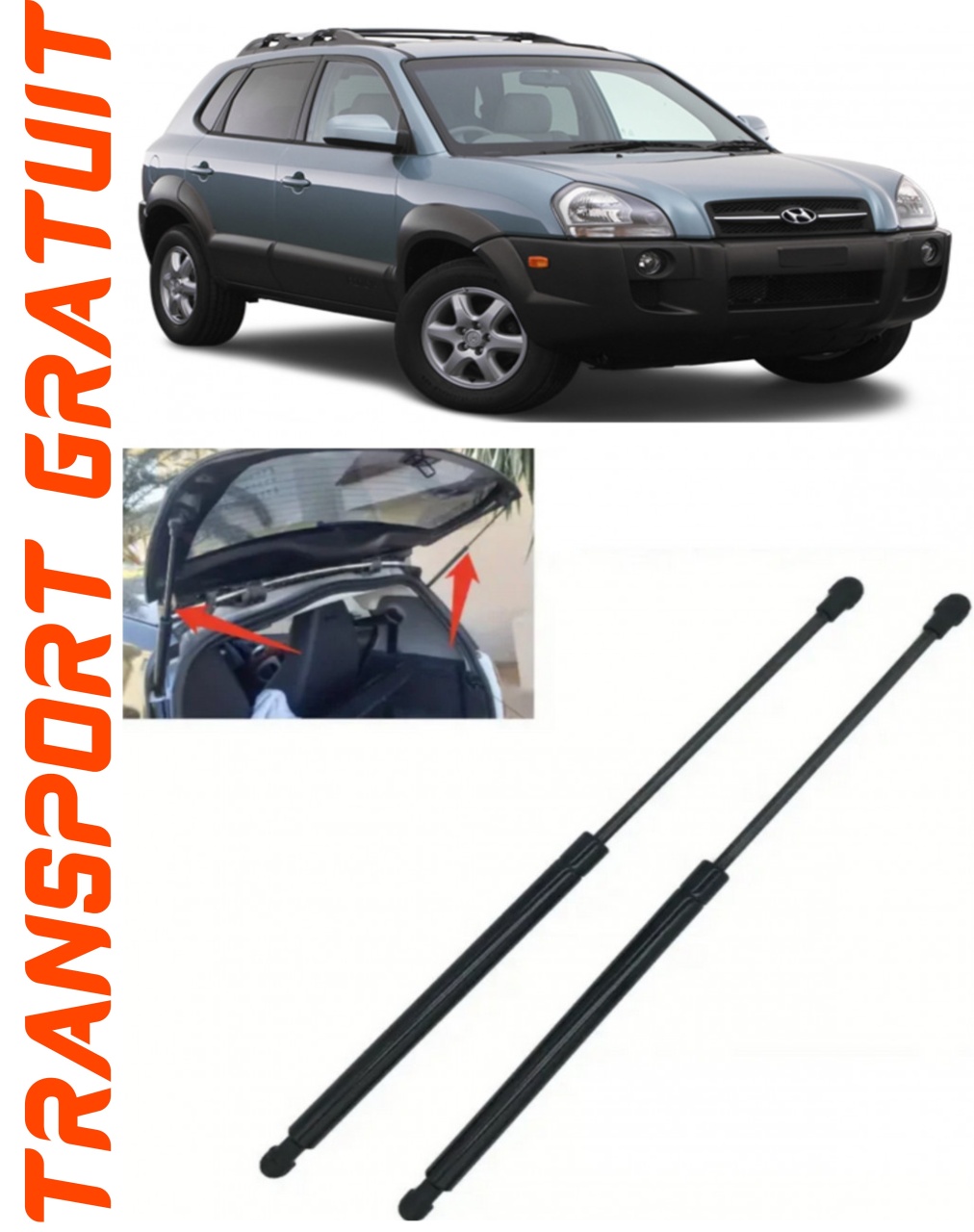 Set 2 amortizoare Haion portbagaj pentru masina Hyundai Tucson