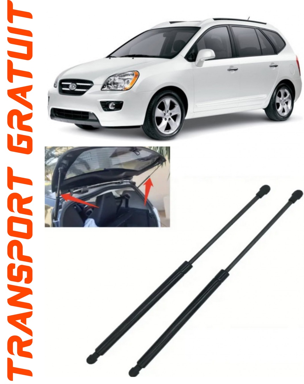 Set 2 amortizoare Haion portbagaj pentru masina Kia Cerato I