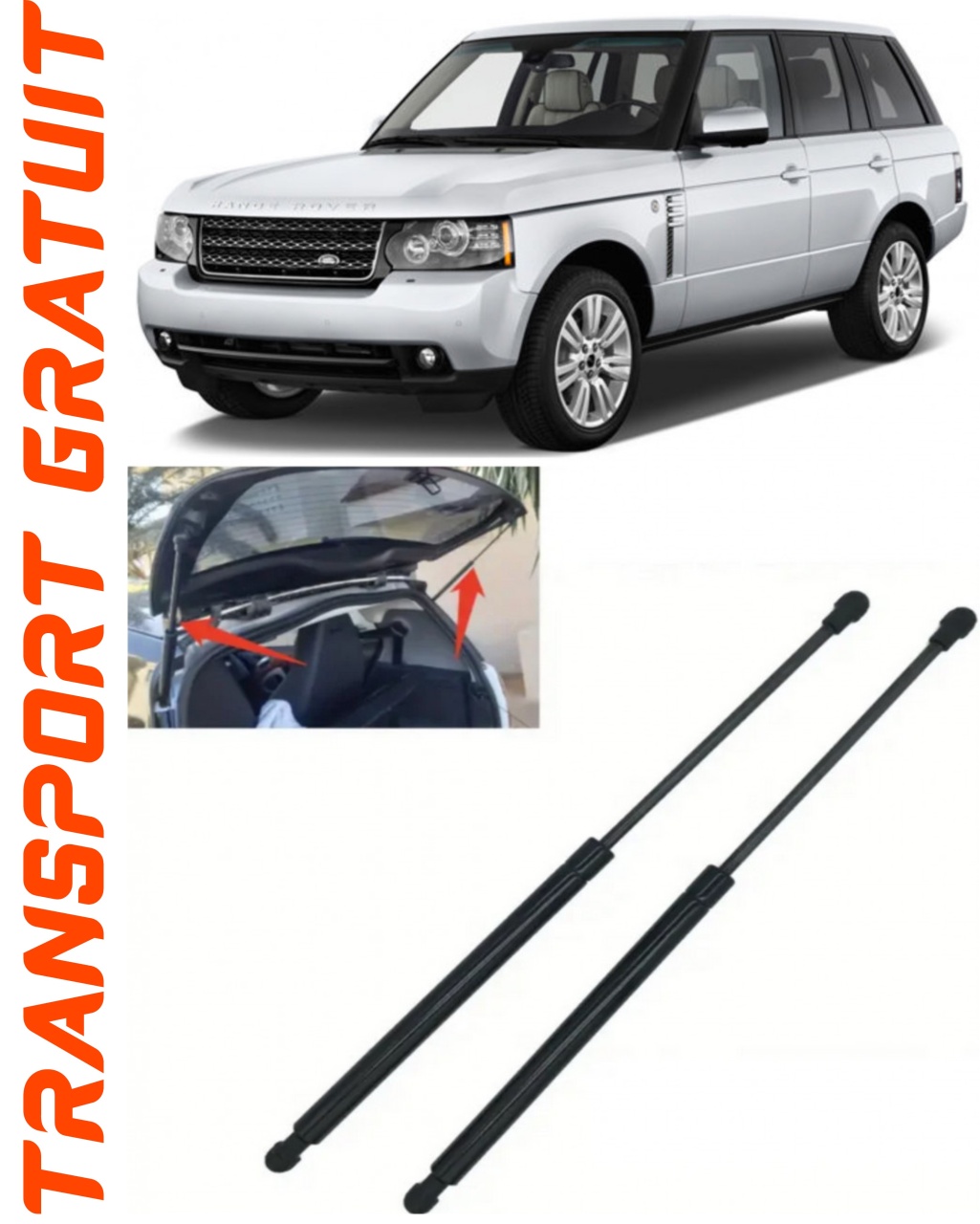 Set 2 amortizoare Haion portbagaj pentru masina Land Rover Range Rover IV