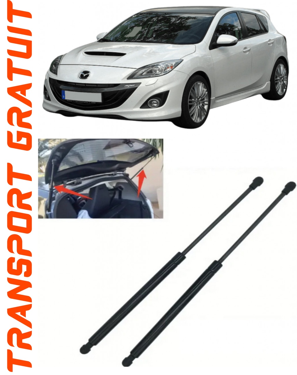 Set 2 amortizoare Haion portbagaj pentru masina Mazda 3