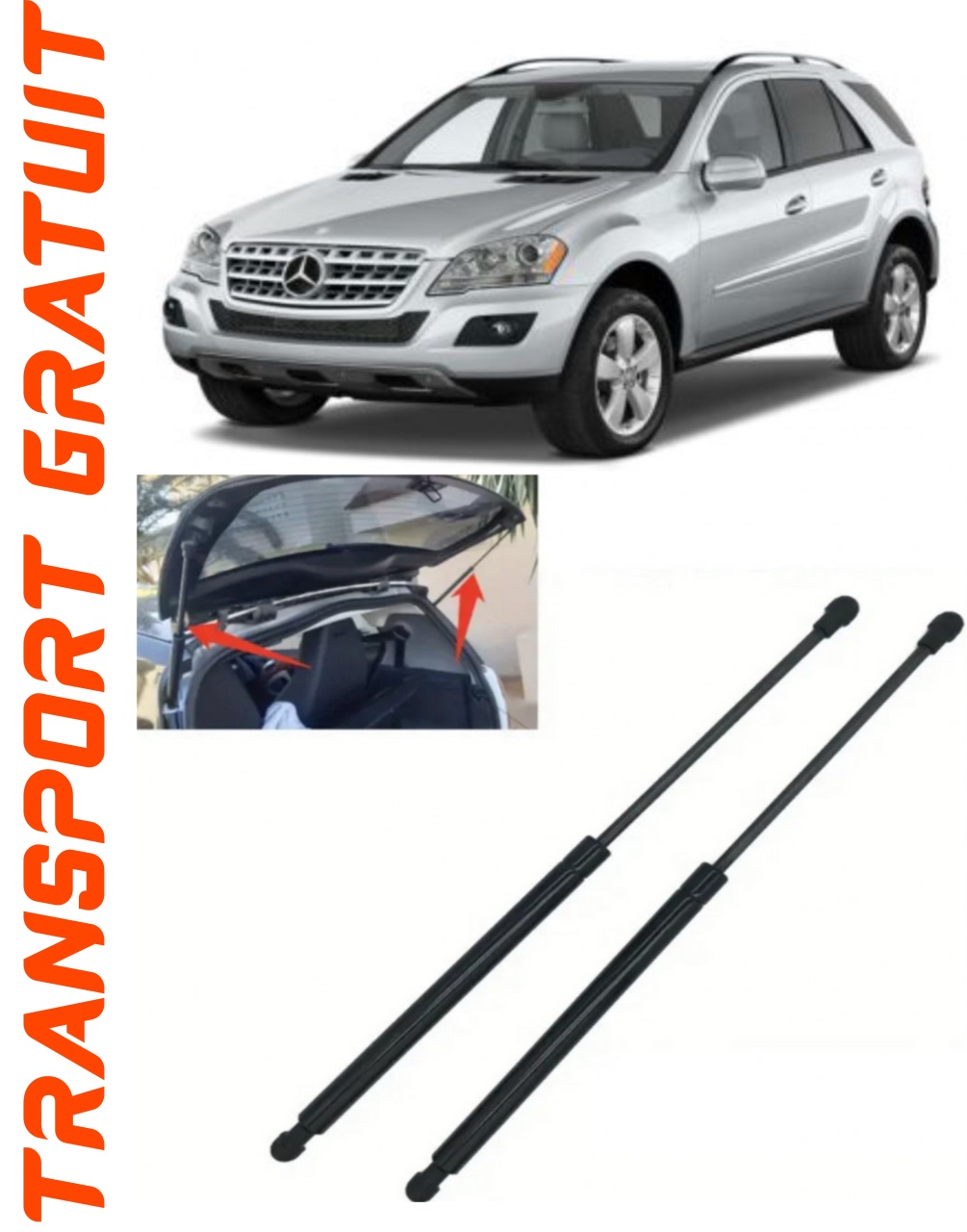 Set 2 amortizoare Haion portbagaj pentru masina Mercedes-benz M-Class