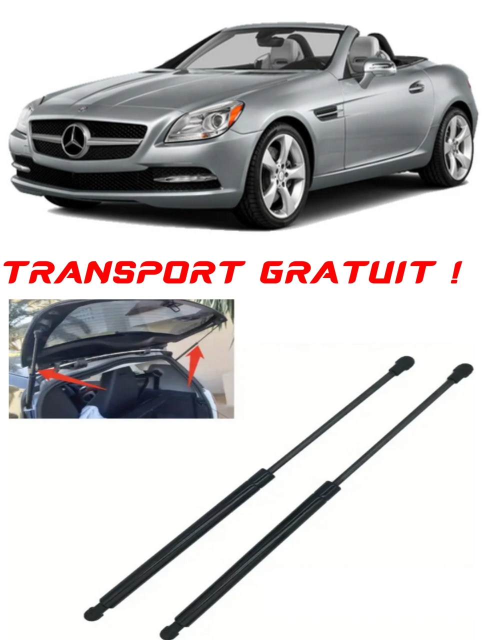 Set 2 amortizoare Haion portbagaj pentru masina Mercedes-benz SLK (R172)