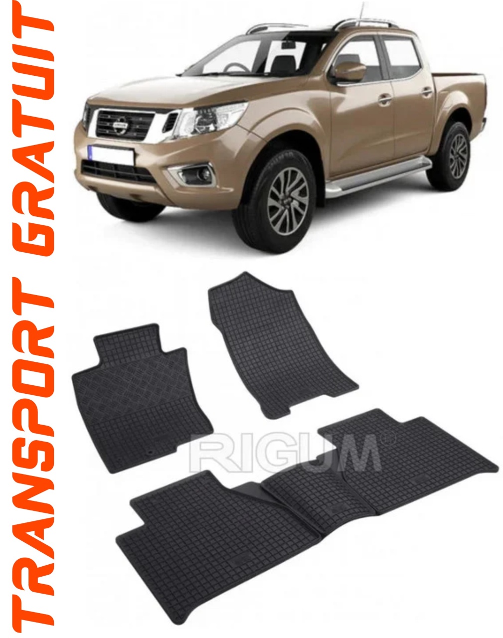 Covorase auto pentru masina ta Nissan Navara