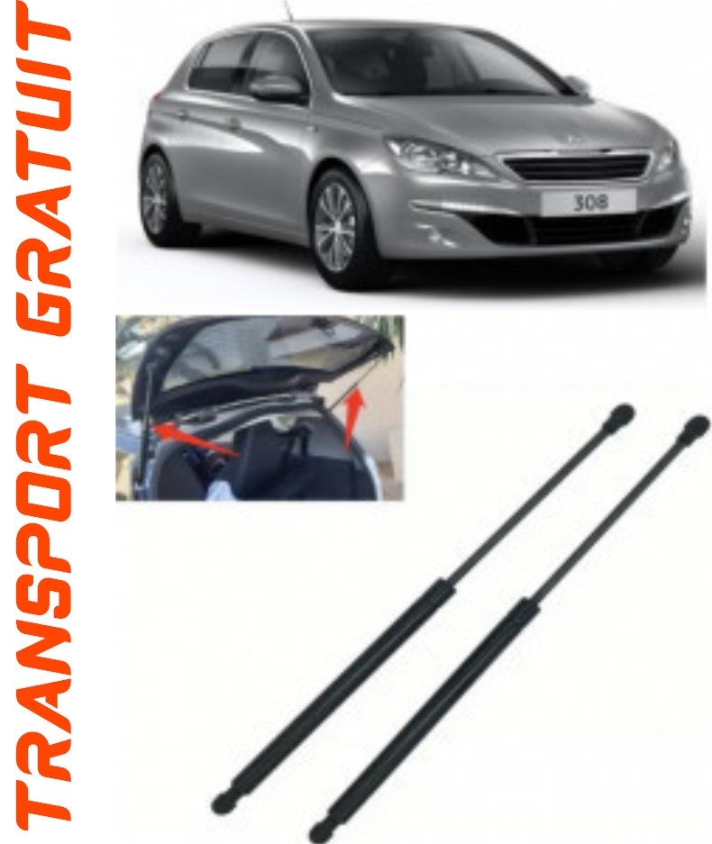 Set 2 amortizoare Haion portbagaj pentru masina Peugeot 308 II
