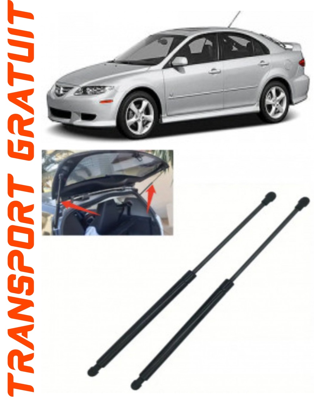 Set 2 amortizoare Haion portbagaj pentru masina Mazda 6