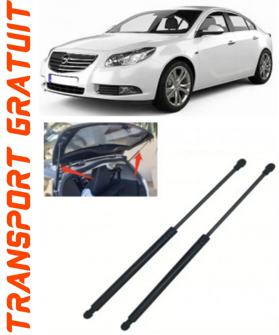 Set 2 amortizoare Haion portbagaj pentru masina Opel Insignia